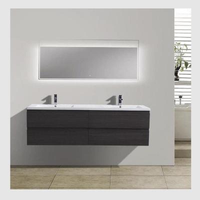 China Modern Wholesale Custom Mirror Mount Double Wall Modern Washroom Hotel Vanity For Bathroom for sale