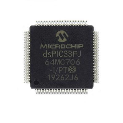 China - LWKDJ's new original 33FJ64MC706-I/PT microcontroller 33FJ64MC706-I/PT single chip QFP64 can be burned in the name of for sale