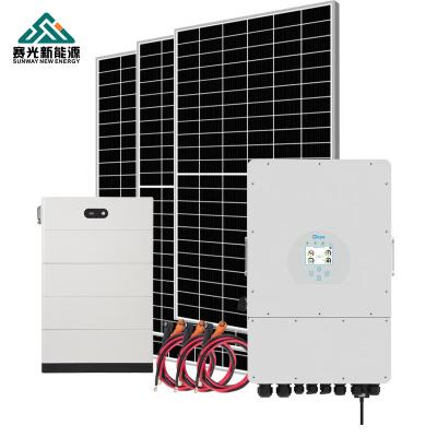 China Universal Plug Type 5kw 8kw 10kw 12kw zonnepanelen systeem voor thuis door Afore Inverter Te koop