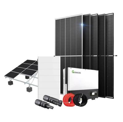 China Lead Acid Gel Battery 10kw Hybrid Solar Power System for Home Pre-sales Project Design for sale