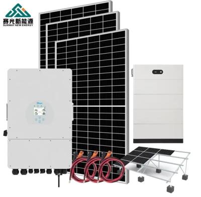 China Hybrid Photovoltaic Home Solar Energy System 5kw 10kw with Y Pre-sales Project Design for sale