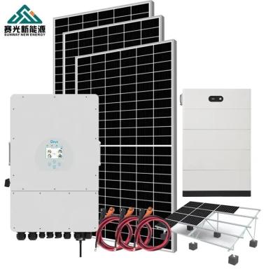 China Hybrid Lithium Battery Solar Power System for Home Energy Storage 3kw 5kw 8kw 10kw for sale