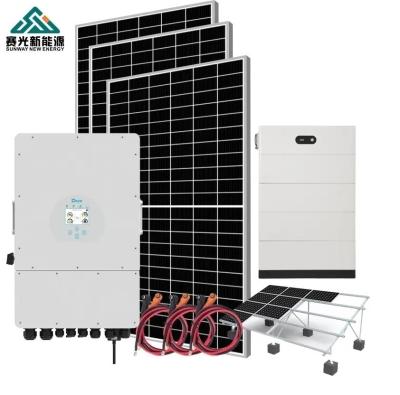 China Solar Panel CE Certificate Complete Industrial Pv Solar Hybrid System for Industrial for sale