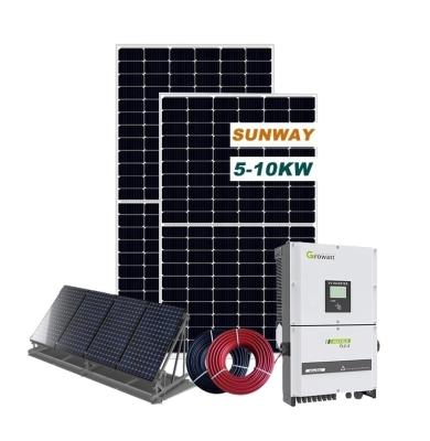 China 220VAC 10kw Home Solar Power System Commercial Advantages 50HZ for sale