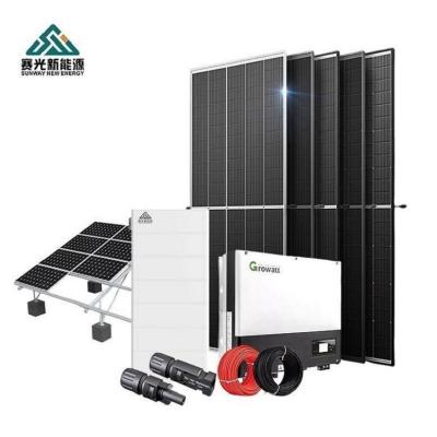 China Directly Sale Custom 5kw 10kw 15kw 20kw Hybrid Solar Power Energy System for B2B Marke for sale