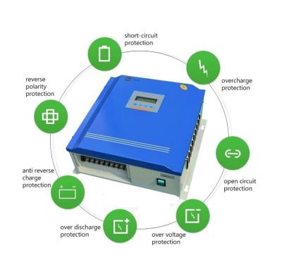 중국 2kw 3kw 태양 및 풍력 컨트롤러 CE 인증 24v/48v/96v 24 시간 작업 시간 판매용