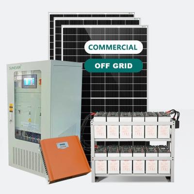 China 10kw-30kw Off Grid Solar System For Home Rack Mounted Lead Acid Gel Battery for sale