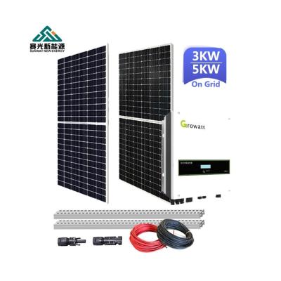 China 30kw Solar Energy On Grid Home Commercial PV Power 5kw 10kw 15kw 20kw Generator System for sale