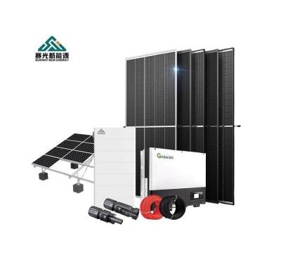 China 5kva Solar Storage System 5kw 10kw 12kw Hybrid Solar Energy Panel System Complete for Home for sale