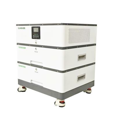 China 10.24kWh-30kwh Solar Storage Battery Lithium-ion Output Power Range for Grid Connection for sale