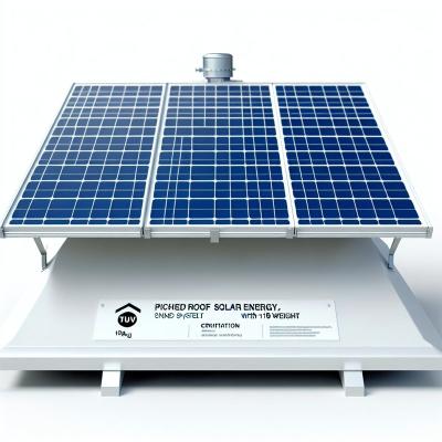 China Pitched Roof STD Solar Energy System With TUV Certification And 18kg Panel Weight for sale