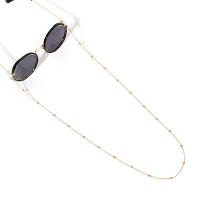 China 2021 Retro Net Red Pearl Chain Stainless Steel Fashion Explosion Unicorn Boys Accessories Pendant Sunglasses for sale