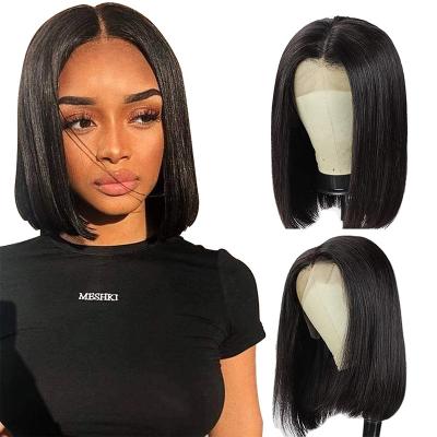 China 100% Lace Frontal Bob Wigs HD Virgin Hair Jerry Curl Cheap Raw Brazilian Full Front Wig Transparent Lace Wig For Black Women for sale