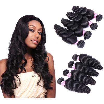 China Cheap Raw Loose Wave Hair Extension Hair 100 Bundles,Remy Brazilian Hair Bundles,Indian Raw Virgin Hair Human Hair Vendor for sale