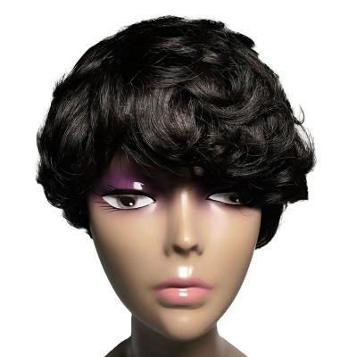 China Bob Wigs For Women Brazilian Short Hair Style European and American Bob Short Wig Factory Wholesale Natural Curly Cuticle Straight Aligned Human for sale