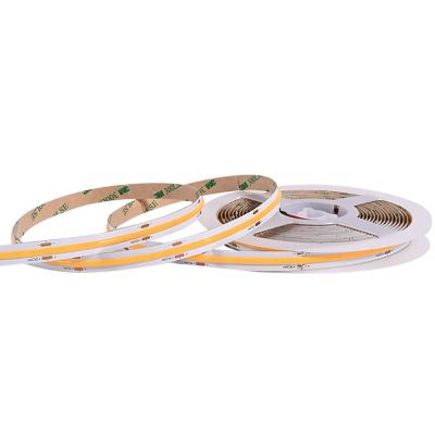 China YINO LED Strip Light Residential DC12V 24V 480leds 10mm IP20 12W/M White Warm White COB LED Pointless Pointless Flexible Strip for sale