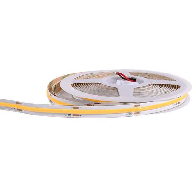 China YINO DC12V 24V 384leds 10mm IP20 12W/M White Warm White Residential Smart High Lumen LED Strip Light COB LED Strip Light for sale