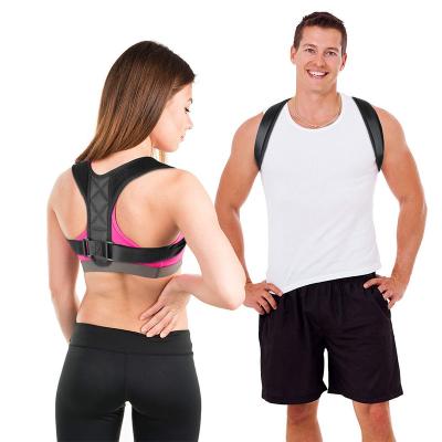 China Breathable Comfortable Breathable Adjustable Back Support Posture Corrector Belt for sale