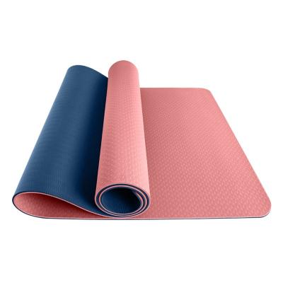 China Comfortable Hot Sale Tape Yoga Mat Small Double-color Elbow Knee Yoga Mat Yoga Mat for sale