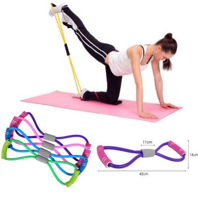 China Comfortable Resistance Bands Stretch Fitness Band Yoga Chest Muscle Home Exercise Arms Pull Up Strength Training Workout for sale