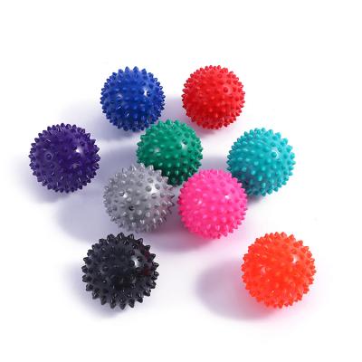 China Best Selling Sports Fitness Fitness Spiky Ball Roller Yoga Ball Massage Foot Comfortable Rolling Massage for sale