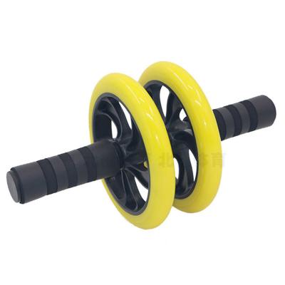 China Yoga Comfortable Abdominal Belly Roller Wheel Factory Training Wheel Fitness Rubber Wheel For Sale for sale