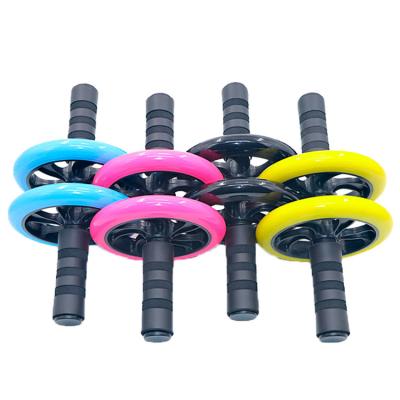 China Factory direct healthy yoga belly wheel ab wheel double wheel roller comfortable for sale