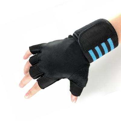 China Customization High Quality Non-slip Breathable Gym Sports Cross Training Gloves With Wrist Support for sale