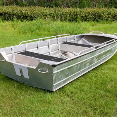 China Leisure boat all welding aluminum electric fishing boats used in sea water for sale