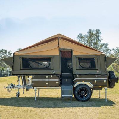 China Travel Trailer Factory Australian Standards Hot Selling Off Road Fold Forward Camper Trailer For Sale for sale