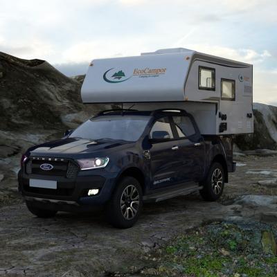 China New Lightweight Kinlife 4x4 Customized Offroad Camping Travel Trailer Pickup Slide On Truck Camper For Sale for sale