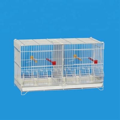 China Metall Mini Fancy Cages For Love Viable Birds 2.5*1.5*1.5 Front Flight Extra Large Glass Breeding Canary Yellow Bird Cage for sale