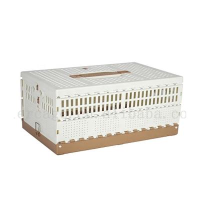 China Viable Plastic Collapsible Pigeon Transport Cage Breeding Cage With 4 Different Sizes for sale