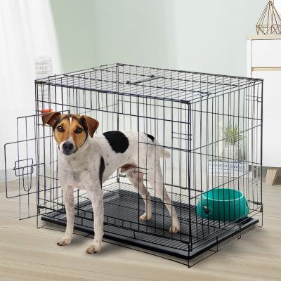 China Viable Large Stainless Kennel Metal Cage Outdoor Steel Dog for sale