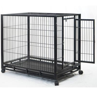 China Durable Stainless Steel Dog Kennel Large Outdoor Used Dog Cage Pet for sale