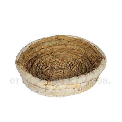 China Viable Hanging Form Pigeons Outdoor Decor With The Nesting Kit Wooden Wood Coconut Bird's Nest House for sale