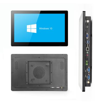 China 15.6inch J1900 I3 I5 Touch Screen Windows 10 OS Panel Industrial PC Industrial Computer Mini PC ip65 Dustproof for sale