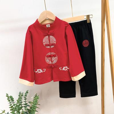 China 2022 Chinese Style Fenfuren New COTTON Children Clothing Kids Baby Clothes Set Children Kids Girls for sale