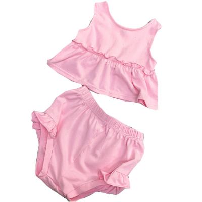 China Baby Breathable Cute Fashionable Cotton Clothing Comfortable Breathable Triangle Crawling Suit for sale