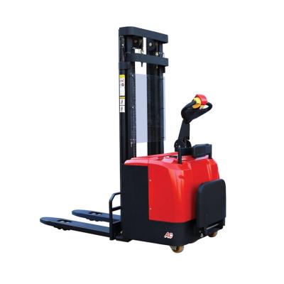 China High Efficiency Electric Reach Stacker Hand Forklift Electric Counterbalanced Pallet Stacker for sale