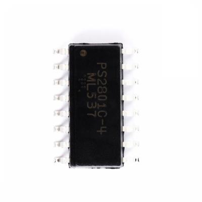 China IC chip a4100 OPTOISO 2.5KV 4CH standard transport 16-SSOP PS2801C-4-F3 IC CHIP for sale