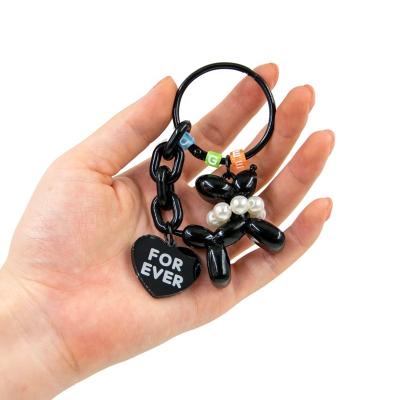 China Fashion New Arrival Handsome Wallet Puppy Key Chain Accessories Ring For Key Promotional Gift for sale