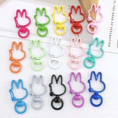 China Hot Selling 2023 Fashion Metal Handbag Rabbit Head Buckle Snap Hook Snap Swivel Security Snap Hook For Bag for sale