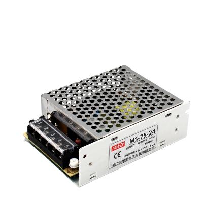 China MS-75W MS-75-24 Single Group Power Supply 24V3.1A Ultra-thin Small Size Change Power Supply for sale