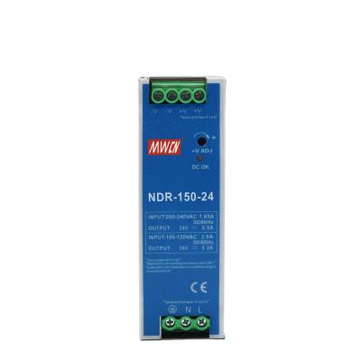 China NDR-150 150W Switching Power Supply DC Output Slim Rail Power Supply NDR-150-24 Section Switching Power Supply for sale