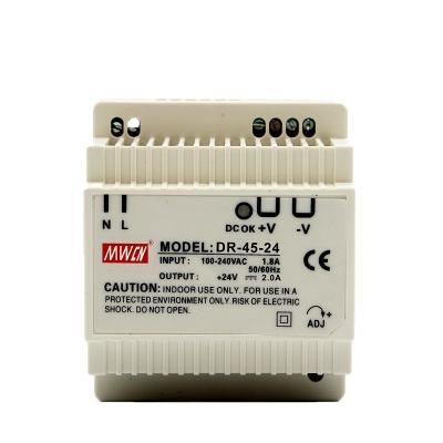 China 220 to 12V Din-Rail DC Power Changeover Adapter for Industrial Control Automation DR-45-12 DR-45-12 for sale