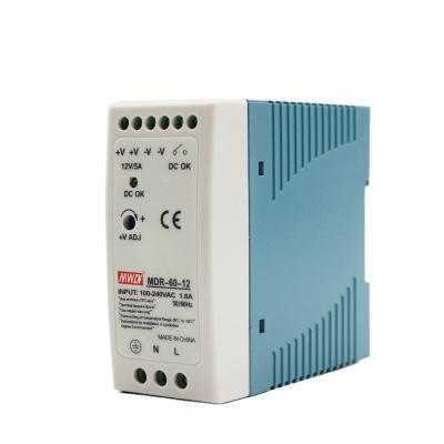 China 60W 48V Power Supply MDR-60-48 MDR-60-48 DIN Switching Power Supply Small Size Type for sale