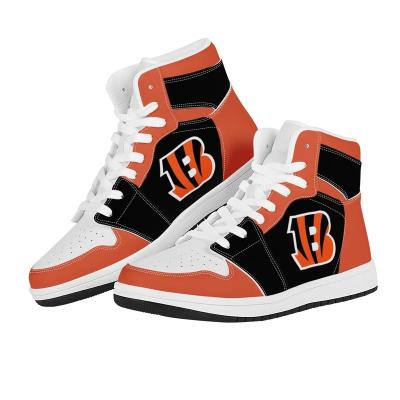 China Fashion Trend Free Sample NFLE Bengals American Football Teams Lightweight Basketball Durable Anti-slippery Chneap Sport Shoes Men for sale