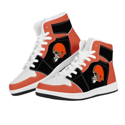 China Fashion Trend New Arrival NFLE Browns American Football Teams Vintage Fans Basketball Running Shoes Luxury Men for sale