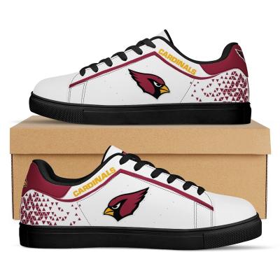 China Fashion Trend NFLE Cardinals 1Pair Print Team Outside Walking Durable Cheap American Football AD Superstar Tennis Skateboard Shoes Men for sale